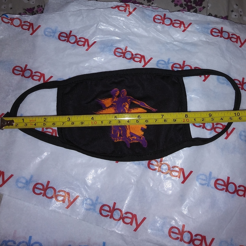CLOTH Kobe BRYANT Jump LOGO Face Mask Facemask - Picture 3 of 7